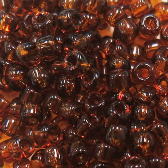 Transparent - Smokey Topaz 11/0 Japanese Seed Beads (6in tube)